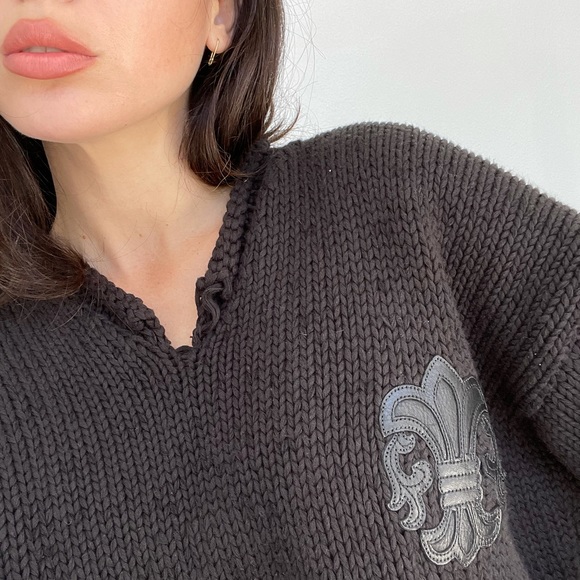 Chrome Hearts Chunky Knit Sweater 